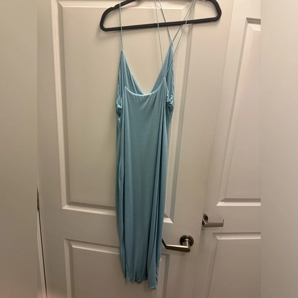Fashion Nova- XL Blue Midi Dress